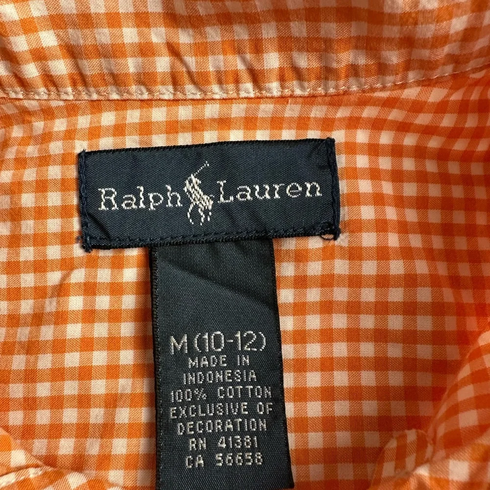 Ralph Lauren boys size‎ 10/12 long sleeve button-down shirts, bundle of two